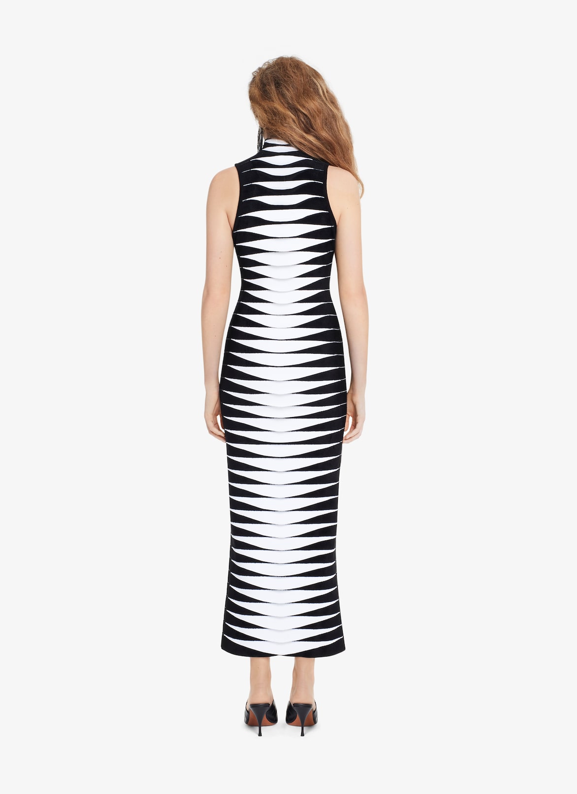 Robe tube longue en maille python ALAÏA ROBE TUBE LONGUE EN MAILLE PYTHON